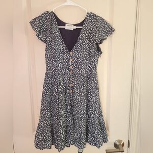 Hello Molly Mini Floral Button-Down Dress